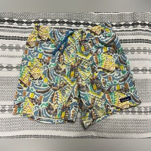 Patagonia Multicolor Patterned Swim Shorts Mens  Small